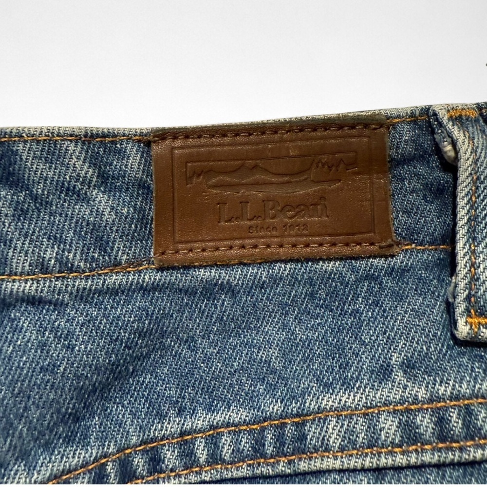 L.L. Bean Jeans Relaxed Straight Leg Comfort Waist, Plus Size 16, Y2K/Vintage - Picture 13 of 13